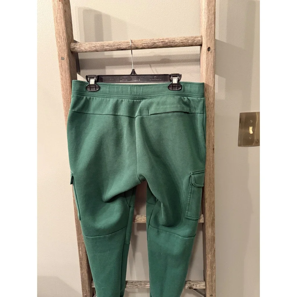 Polo Ralph Lauren Mens Green Double-Knit Cargo Jogger Sweatpants Size M